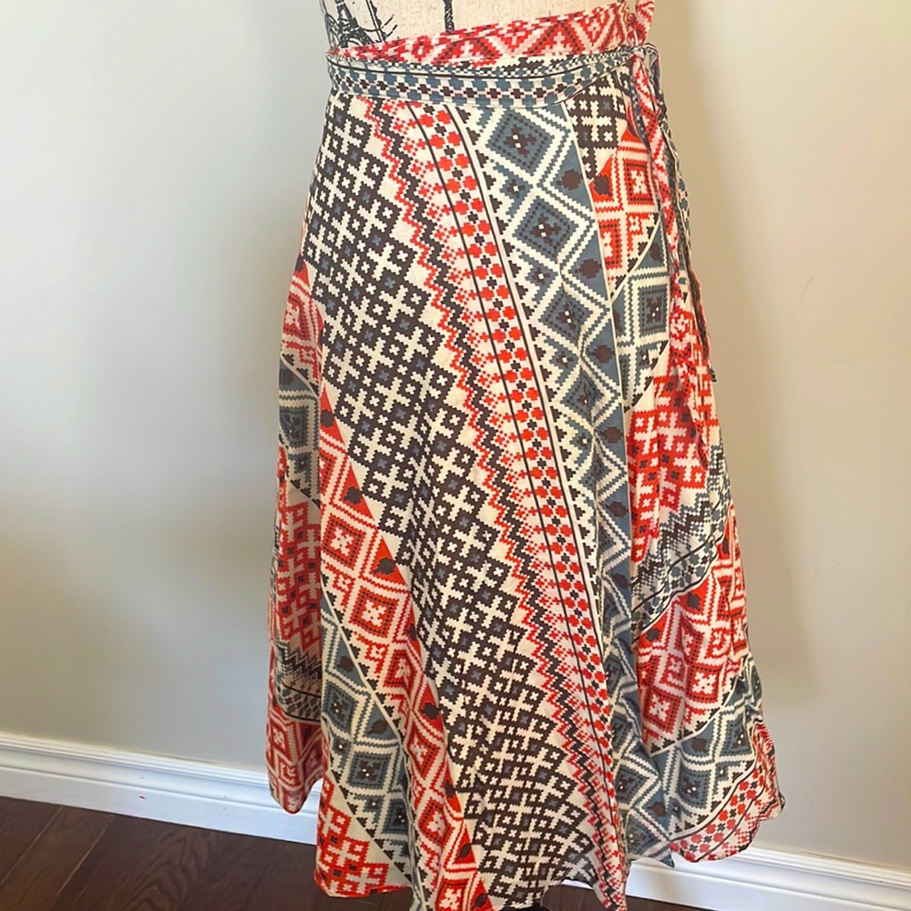 COTTON WRAP SKIRT